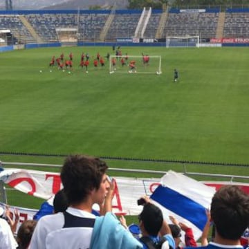 Estadio San Carlos de Apoquindo, 22 de noviembre de 2014. / Mauricio Cordero.