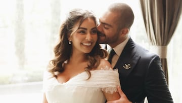 En secreto y tras un corto compromiso: así fue la boda de Claudia Martín y Carlos Said