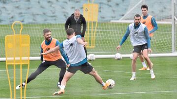 Yeray en una sesión de Lezama.