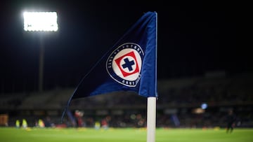 during the 1st round match between Cruz Azul and Atlas as part of the Liga BBVA MX, Torneo Apertura 2024 at Olimpico Universitario Stadium on January 11, 2024 in Mexico City, Mexico.