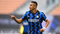 Alexis festeja el Scudetto con un doblete ante la Sampdoria