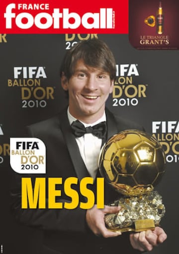 France Football: todas las portadas sobre el Bal車n de Oro desde 1956