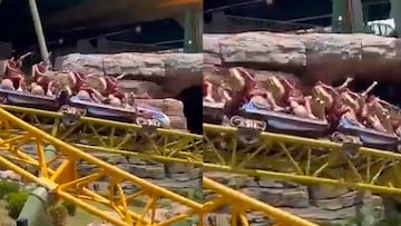 Aficionados de Boca Juniors cantan el “Dale Boca” en atracción Disney