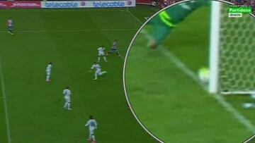 Posible gol fantasma: ¿superó el remate del Sporting la línea?