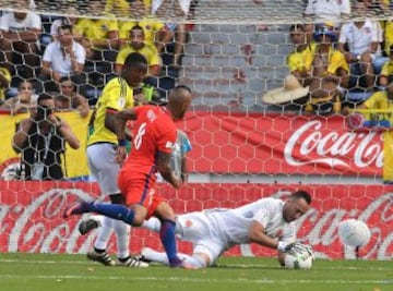 Colombia vs Chile en Barranquilla.