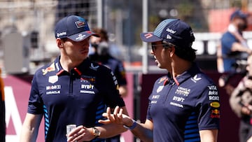 Helmut Marko atiza a Max Verstappen: “No tenía el ritmo de Checo Pérez”