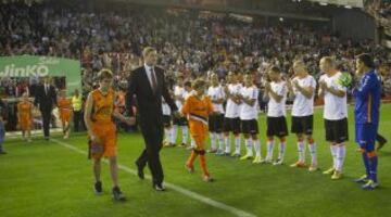 Mestalla rindió homenaje al Valencia Basket tras conseguir la Eurocup. Doellman.