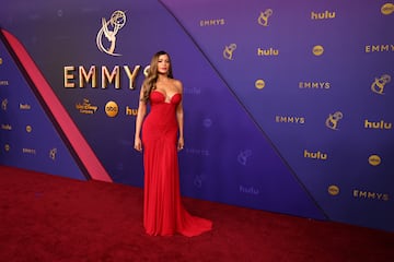 Sofia Vergara durante la alfombra roja de los premios Emmys 2024 celebrados en el teatro Peacock de Los Ángeles.