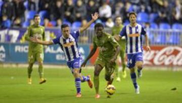 Instante del partido.