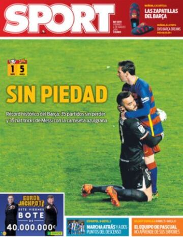 Portadas de la prensa mundial