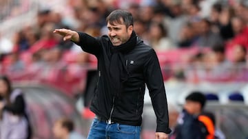 Coudet en el último partido.