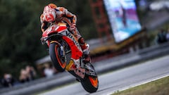 M&aacute;rquez tras su pole en Brno.