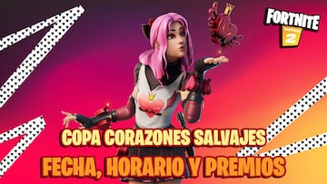 Copa Corazones Salvajes en Fortnite; horarios y c車mo conseguir gratis el skin Amorosa
