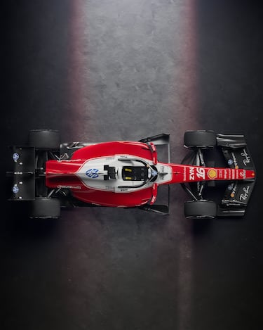 El monoplaza de Ferrari. 