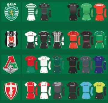 Las 131 camisetas de la Europa League 2015-16