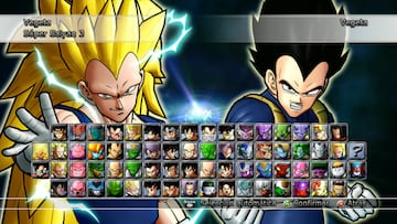 vegeta super saiyan 3 dragon ball raging blast 2