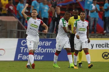 Independiente Medellín empata 2-2 contra Once Caldas en el estadio Atanasio Girardot de la capital antioqueña, en partido de la fecha 7 de Liga Águila 2018