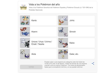 Día de Pokémon: cómo votar por tu Pokémon favorito de 2020 paso a paso