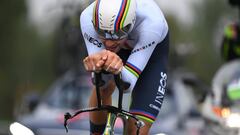 Ganna se exhibe en la crono y Wellens conquista la general