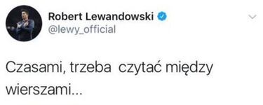 Lewandowski agita las redes con un enigmático tuit... y lo borra