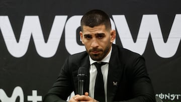 Ilia Topuria, en la rueda de prensa de WOW 17.