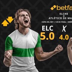 Elche CF vs. Atlético de Madrid: horario, dónde ver, pronósticos y cuadro