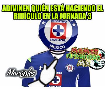 Los mejores memes de Cruz Azul 2-2 Monterrey, de la jornada 3