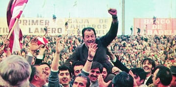 Marcel Domingo hab¨ªa ganado dos Ligas como jugador rojiblanco y fue el primer ex jugador que tambi¨¦n la gan¨® como t¨¦cnico en la campa?a de 1969-1970.