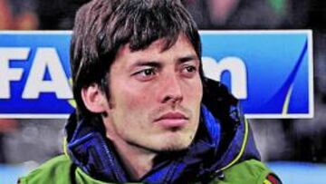 <b>DOS MINUTOS. </b>Silva aguardó para jugar ante Chile. Pero no entró.