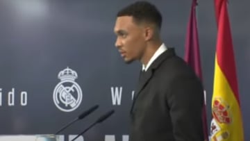 Trent Alexander-Arnold sorprende a todos en su presentación en Real Madrid: escuchen su español