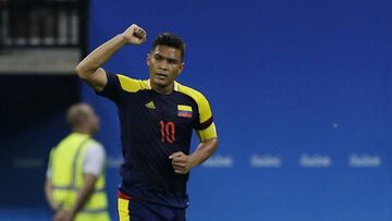 Teófilo Gutiérrez, delantero de la Selección Colombia.