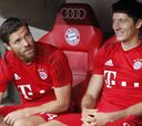 Xabi Alonso: "El Bayern es donde mejor está Lewandowski"