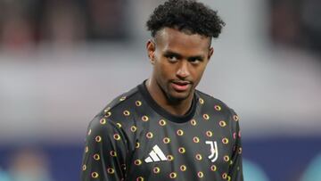 LEIPZIG, GERMANY - 2024/10/02: Juan Cabal of Juventus seen in action during the UEFA Champions League match between RB Leipzig and Juventus at Red Bull Arena. FInal Score; RB Leipzig 2 : 3 Juventus. (Photo by Grzegorz Wajda/SOPA Images/LightRocket via Getty Images)