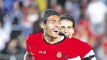 <b>RESOLUTIVO. </b>Arango, con sus tres goles, se erigió en el auténtico protagonista del choque.
