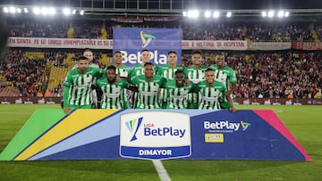 Posible formación de Nacional ante Tolima en el juego de ida de la final de la Liga BetPlay II-2024.