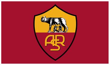 La historia de este escudo no podía ser más significativa, pues cuenta la leyenda de Romulo y Remo, los hermanos que fueron abandonados, pero cuidados por una loba y después crecieron hasta fundar Roma y el Imperio Romano. El escudo, en forma de heráldica, fue presentado en 1950 y cuenta con dos colores: naranja y rojo.