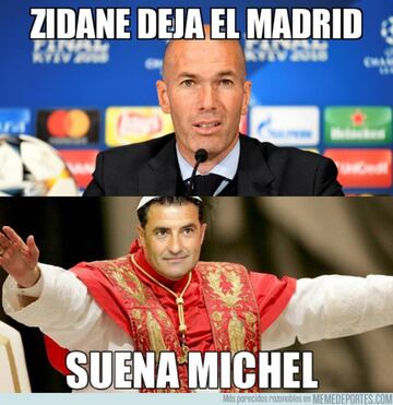 Los mejores memes de la dimisión de Zidane