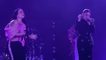 Video: Denisse Guerrero, de Belanova, vuelve a los escenarios en concierto de Carla Morrison