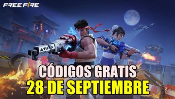 Free Fire códigos gratis 28 de septiembre 2024