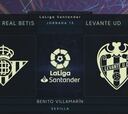 Resumen y goles del Betis vs. Levante de la Liga Santander