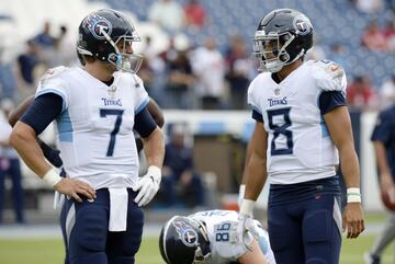 Ni Marcus Mariota ni Blaine Gabbert son hombres que aguanten una temporada completa sin lesiones.