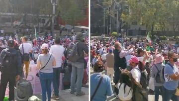 Así se vive la Marcha en defensa del INE en CDMX
