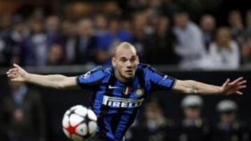 Sneijder no se entrena con el Inter y continúa siendo duda
