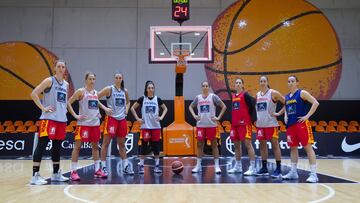 Laura Gil, Queralt Casas, Raquel Carrera, Cristina Ouvi&ntilde;a; Andrea Vilar&oacute;, Leonor Rodr&iacute;guez, Maite Cazorla y Silvia Dom&iacute;nguez.