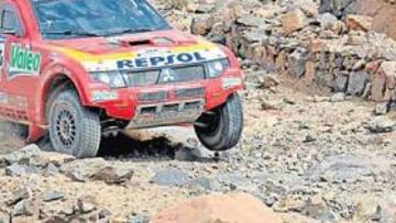 <b>UN DÍA DURO. </b>Fue una jornada difícil para todos pero algunos, como Nani Roma (en la imagen), perdieron muchas de sus posibilidades.