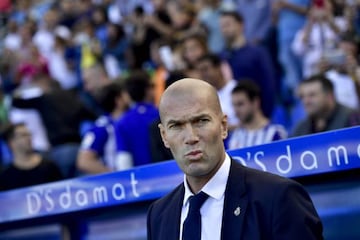 Zinedine Zidane has watched his team play in 27 games without a penalty