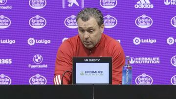 Sergio González: "Si ganamos a la Real, saldremos del descenso"