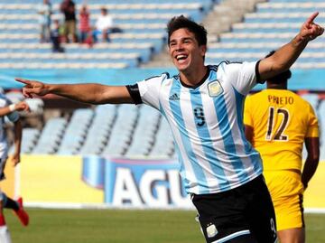 Giovanni Simeone se form&oacute; en River Plate y ahora juega en Banfield. 