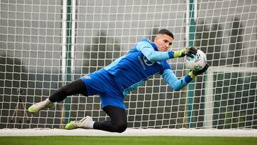 Igor Nikic, portero del Mirandés.