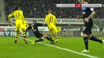 Una brutal entrada lesionó a Reus en su tobillo derecho